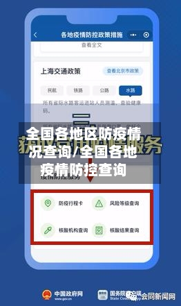 全国各地区防疫情况查询/全国各地疫情防控查询