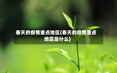 春天的疫情重点地区(春天的疫情重点地区是什么)