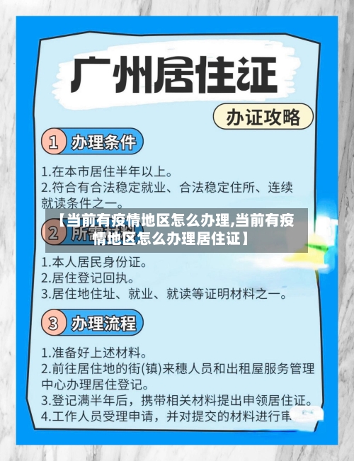 【当前有疫情地区怎么办理,当前有疫情地区怎么办理居住证】