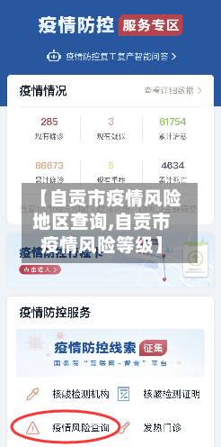 【自贡市疫情风险地区查询,自贡市疫情风险等级】