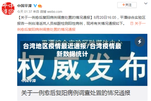 台湾地区疫情最近通报/台湾疫情最新数据统计