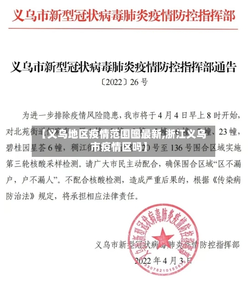 【义乌地区疫情范围图最新,浙江义乌市疫情区吗】