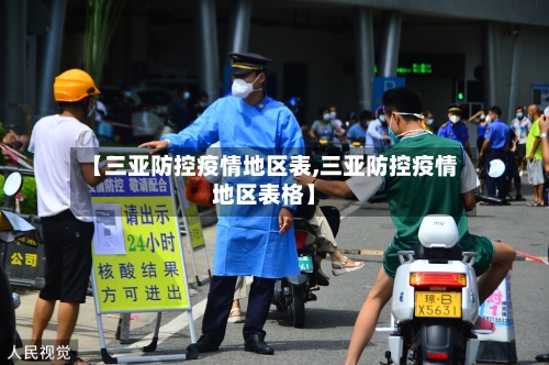 【三亚防控疫情地区表,三亚防控疫情地区表格】-第2张图片